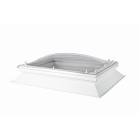 Coxdome Classic Polycarbonate Flat Roof Dome (Manual Opening Vent)