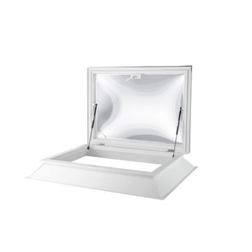 Coxdome Rooftop Entrance Double Skin Clear Polycarbonate Dome - 1000mm x 1000mm