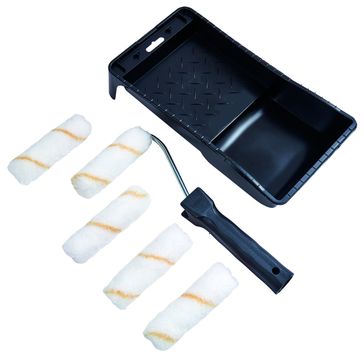 CMS 4" Mini Paint Roller &amp; Tray Kit