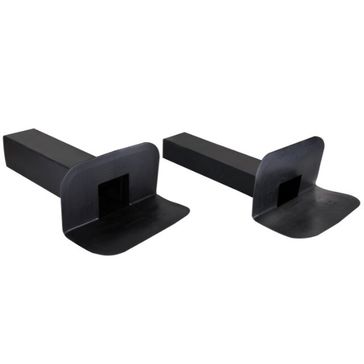 TRC EPDM Thru-Wall Parapet Horizontal Drain Outlet (Including Leafguard)