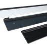 TRC Pre-Drilled Flat Roof Edge Trim - 2.5m (Includes clips and fixings) additional 2