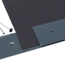 TRC Pre-Drilled Flat Roof Gutter Trim - 2.5m (Sold In Pairs includes clips and fixings) additional 3