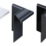 TRC EPDM Flat Roof Internal Edge Corner Trim - 50mm x 50mm x 110mm (Includes fixings) additional 2