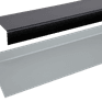 TRC Metal Wall Flashing Trim For EPDM Roofing - Black (2.5m) additional 1