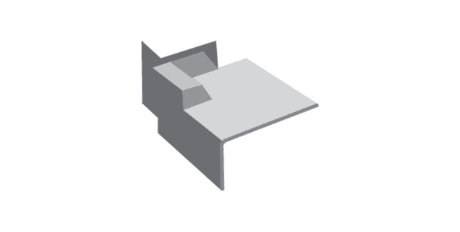 Kovertek Grey C2 Corner Left Hand (For Use With A200, B260 And D260)