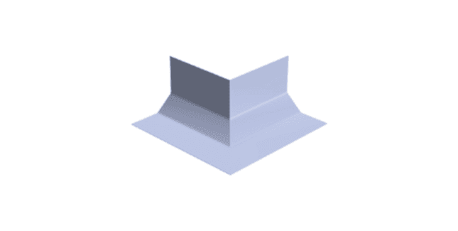 Kovertek C3 Grey External Corner (For Use With D260)