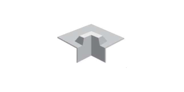 Kovertek Grey C4 Corner Internal (For Use With A200 And B260)