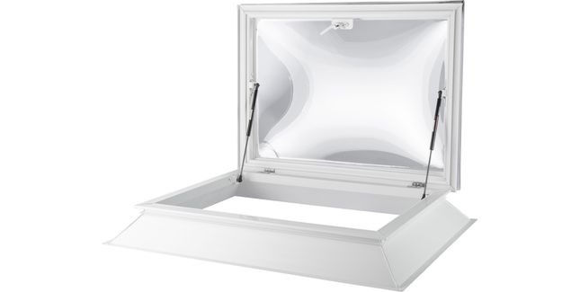 Coxdome Rooftop Entrance Double Skin Clear Polycarbonate Dome - 1000mm x 1000mm